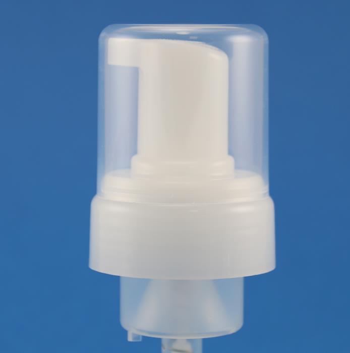 43mm Natural Smooth Foamer with Clear PP Overcap, 0.75ml Output